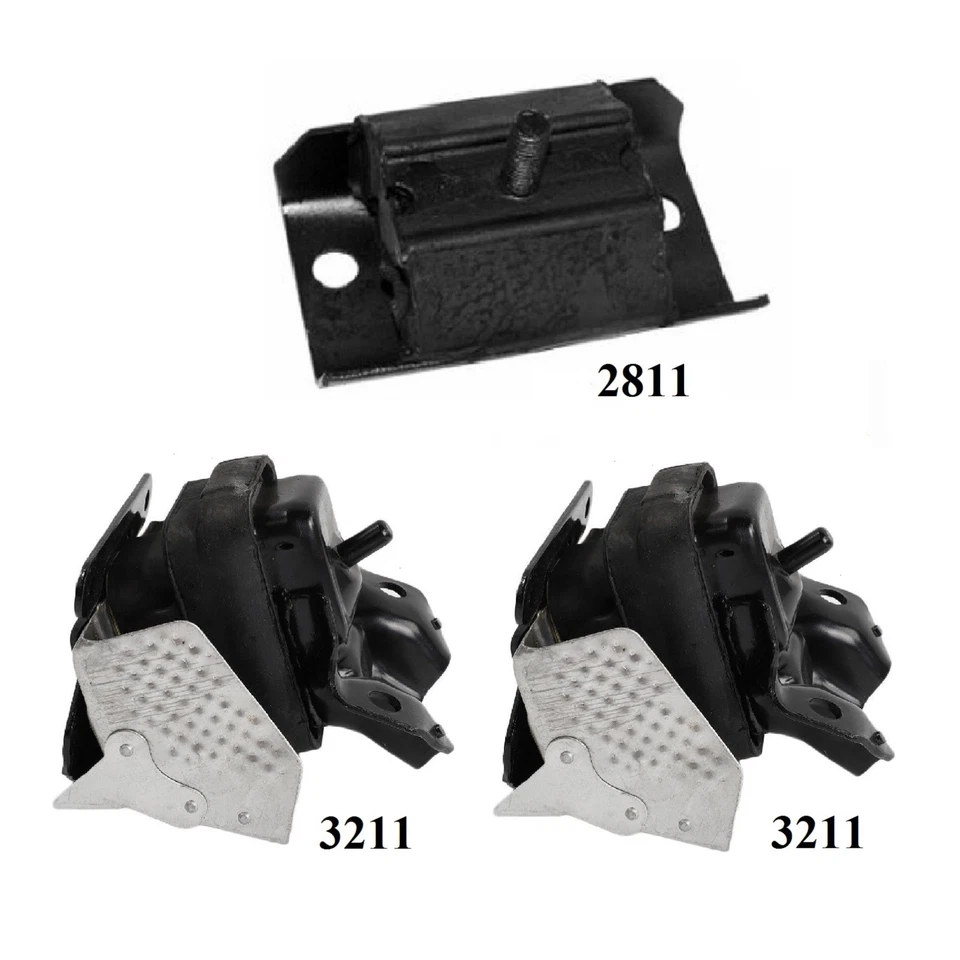 3 piezas motor delantero y montaje de transmisión apto para Chevrolet Avalanche 2007-2013 5,3 L 2x2 Foto 2 de 4