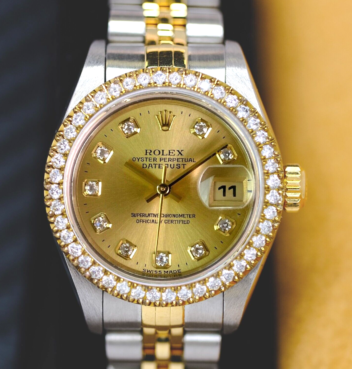 〇純正 ROLEX 2駒 69173 DATEJUST YG×SS FZ8608 〇純正 ROLEX 2駒 69173 DATEJUST YG×SS FZ8608 〇純正 ROLEX 2駒