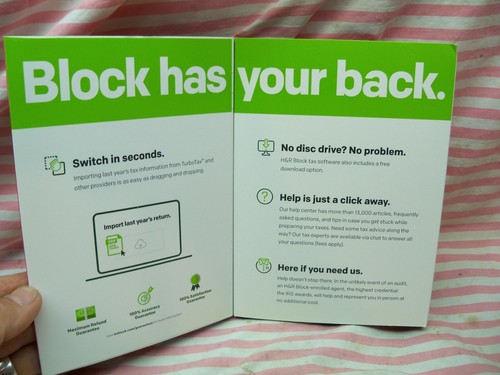 HR H&R Block Home Owners Investors Federal Only 2019 Tax Software Sealed New H R - Picture 2 of 10