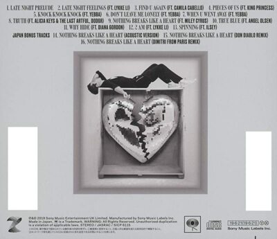 CD Mark Ronson Late Night Feelings SICP6115PROMO Sony Music Labels Japan OBI プロモ /00110 MARK RONSON LATE NIGHT FEELINGS with Bonus Tracks 2019 JAPAN