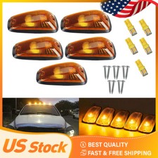 5x For 1988-2002 Chevy/GMC Pickup Trucks Roof Top Cab Lights Marker Amber Lights