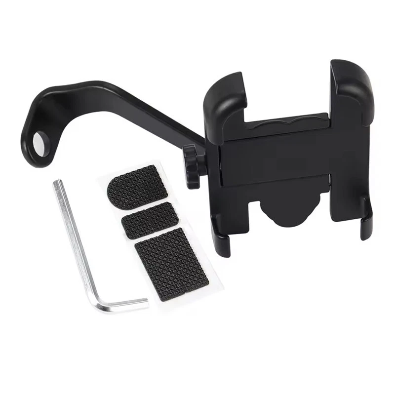 Suporte para celular guidão amortecedor de motocicleta espelho retrovisor suporte para celular - Imagem 2 de 4