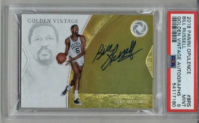 Bill Russell Autographed Basketball Trading Cards for sale | eBay