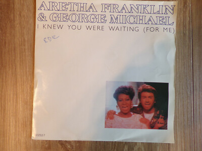 Aretha Franklin & George Michael 7'' I knew you were waiting / Dito instr. 1986 