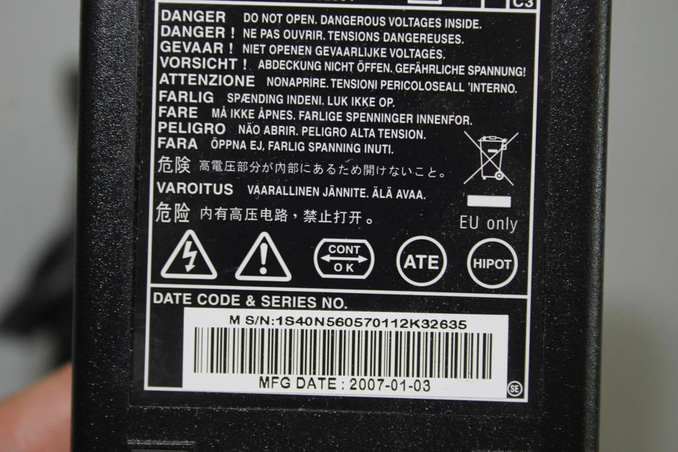 Tiger Power Netzteil TG-7501 3Pin 42H1176 Stromversorgung 24V 3.125A 75W - Bild 4 von 4