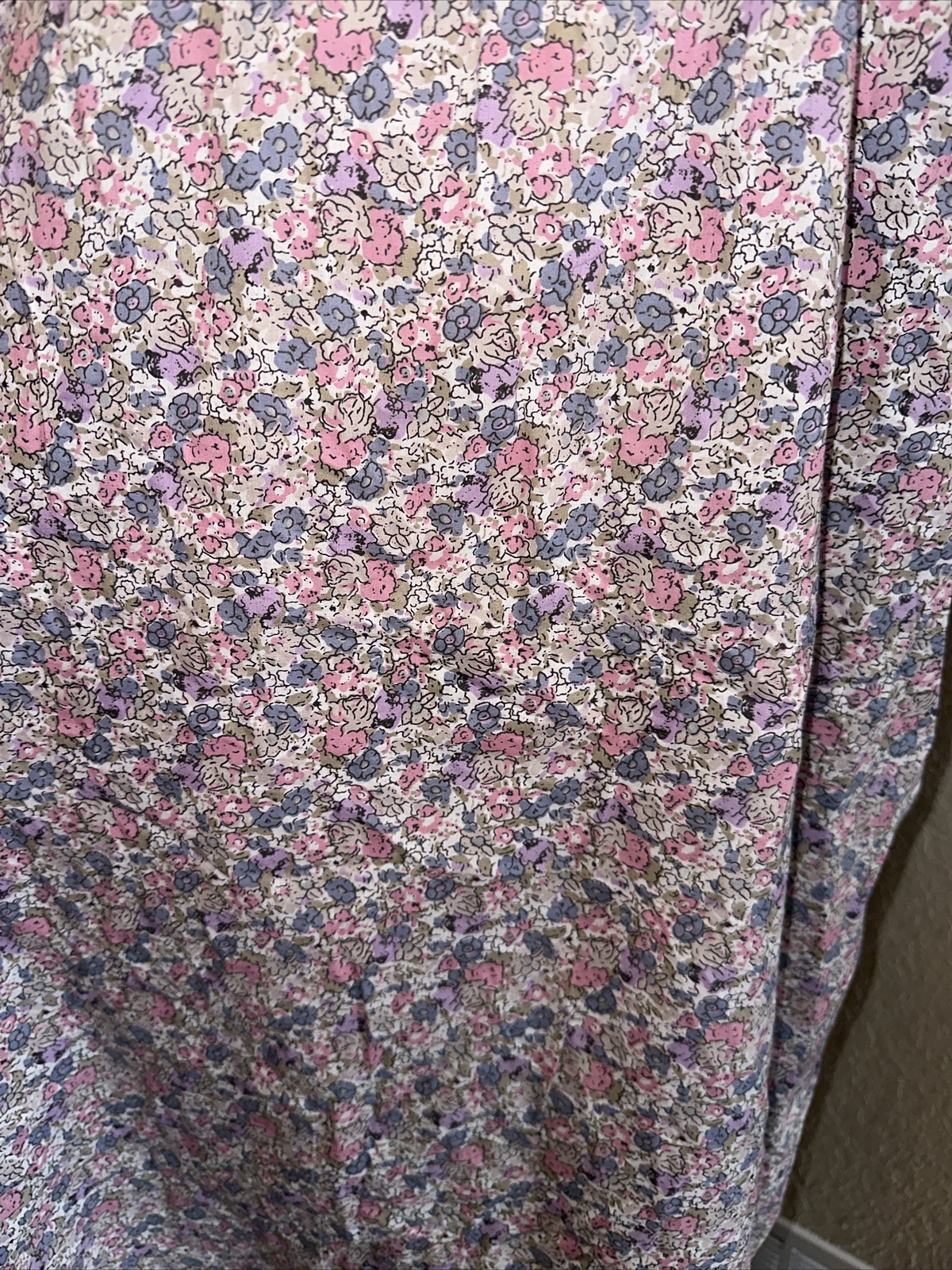 Women’s Plus Pretty Secrets Night Gown Midi Dress Floral Pink Blue Size 20 / 22 image 3