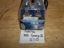Nokya Arctic White 881 Headlight Bulb 1 Pr. 7000k Nok6521  New Free Ship