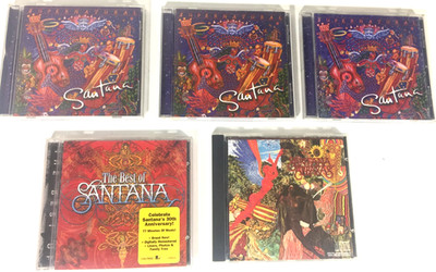 Santana CD Lot 5 - Supernatural x3 - ABRAXAS - The Best Of Santana 