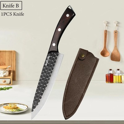 Stainless Steel Kitchen Butcher Cleaver Knife Multi-function Forged Boning Knife