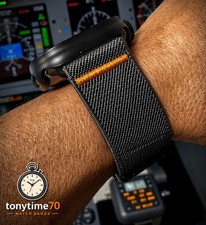Elastic Nylon Apple Watch Band Parachute Buckle Strap 42-49m Buy 2-4 Save