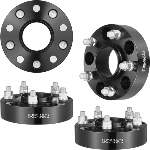 Vevor Track Extensions, 1,5 pouces 5 x radapers de 5,5 pouces, 5 boulons de roue