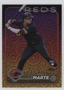 2024 Topps Series 2 Holiday Noelvi Marte #548 Rookie RC