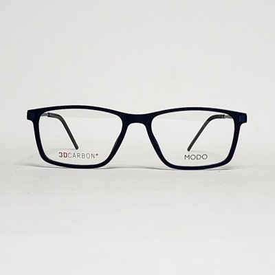 MODO GAMMA Unisex Ultra-Light 3D LAB Titanium Square Glasses in Navy | 52mm