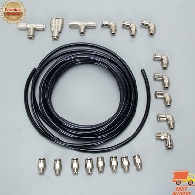Universal Push Lock Vacuum Boost Fitting Kit For Tial Bov Turbo 1/8th NPT Line