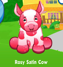 Webkinz Classic ROSY SATIN COW Virtual Adoption CODE ONLY Webkinz Promo Pet Cow