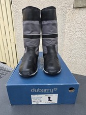 Dubarry Newport Goretex Sailing Boots Mens Size EU 42 / UK 8 Black/Grey