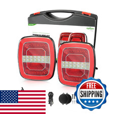 Agrieyes Wireless Trailer Lights For Big Trucks Usb-C Rechargeable Tow Light