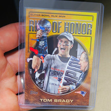 2026 Topps Football Tom Brady Ring Of Honor. #ROH-1