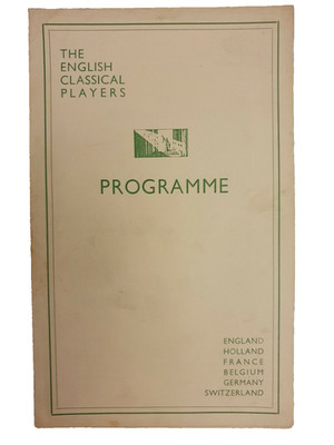 Theaterprogramm Julius Caesar - John Franklyn Thomas Mercer Isabel Grant