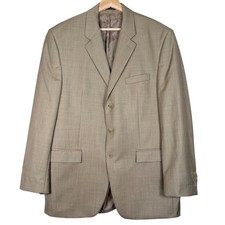 Lauren Ralph Lauren Men's Classic Fit Wool Blend Blazer Tan Size 44R