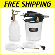 Pneumatic Brake Bleeding Tool with 1L Refill Bottle