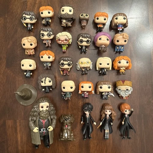 Funko Harry Potter Mini Figures Large Lot Of 23 + 5 Assorted Characters EXC COND