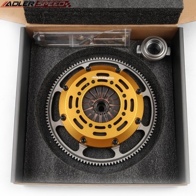 ADLERSPEED RACING CLUTCH TWIN DISC KIT FIT FOR MITSUBISHI LANCER EVO 4 5 6 7 8 9