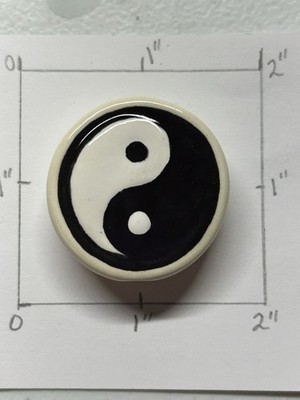smoke stone cigarette holder BOGART CERAMIC SMOKE STONE YIN YANG HAND ROLLED CIGARETTE HOLDER KILN FIRED