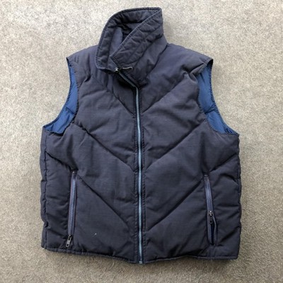 Vintage Rocky Mountain Down Vest Mens Medium Puffer Zip Pockets Insulated