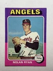 New ListingTopps 1975 Nolan Ryan #500 California Angels Hard Signed Autograph Card
