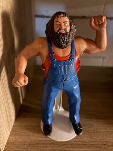 Vintage 1984 WWF WWE LJN Hillbilly Jim Rubber Wres...