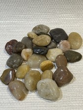 Polished Stones X 27.  Natural Colours.  Decorative. Weight 500g