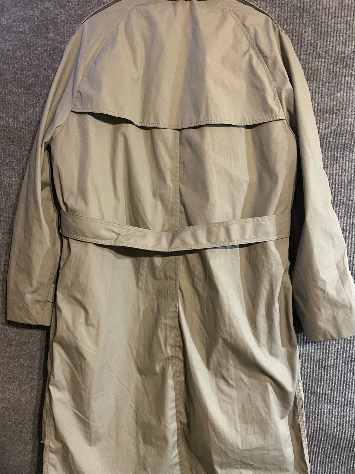 Valor Collection Coat Men’s Size 42XL Belted Military Trench , Removable Liner - product detail image 2