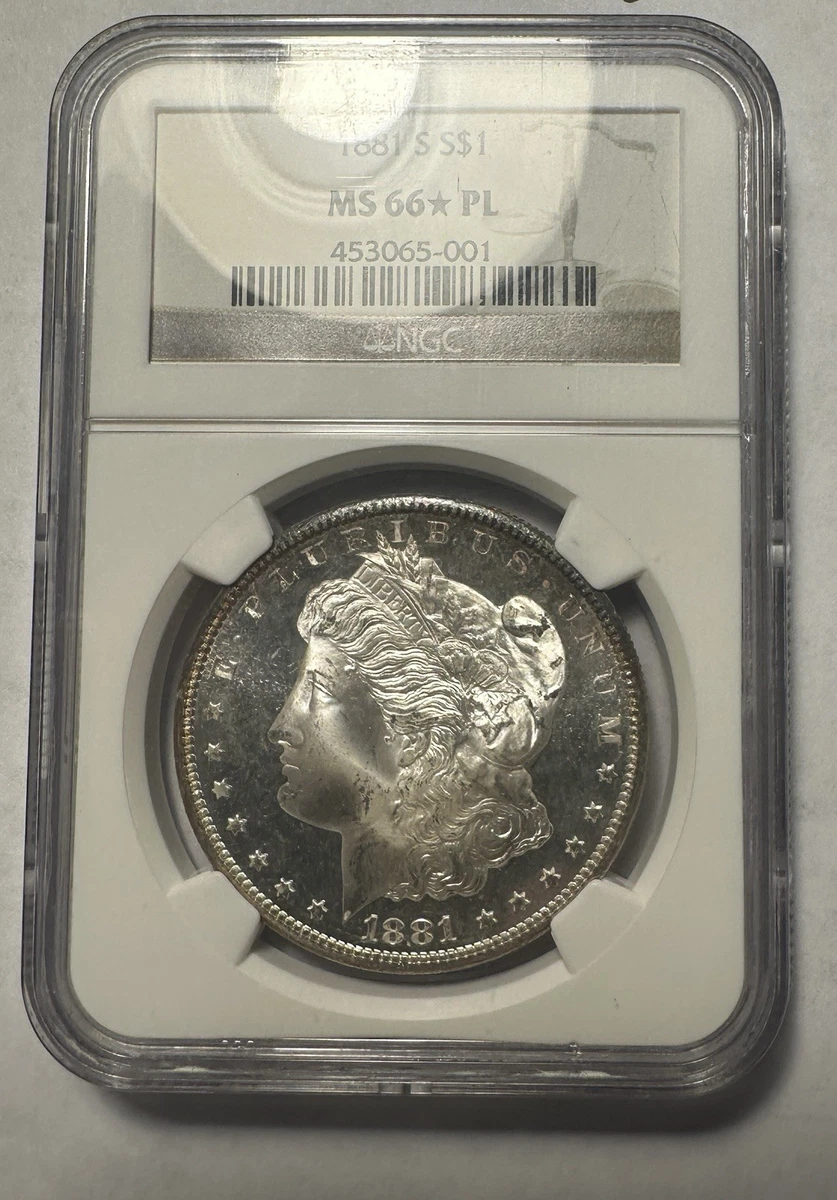 1881年 モルガン・ダラー $1 MS 63 25+ MS 63 Graded 1881 Year Morgan US Dollars (1878-1921) for sale