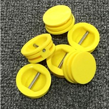5 x Durable Surfboard Leash Plug Cup   Plugs Surfing Accessories, Yellow