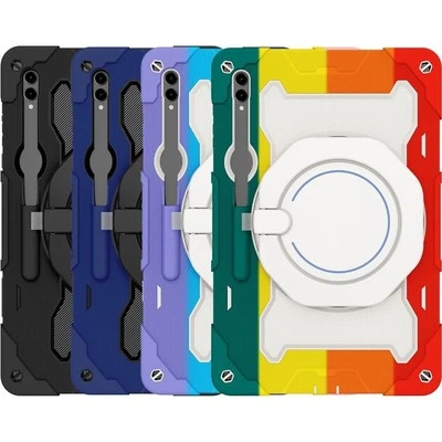 Étui Pour Samsung Galaxy Tab A9 S9 S10 Plus Ultra Chocs Support Poignée Housse - Photo 1/4