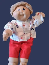 1986 Vintage Cabbage Patch Kid Blonde Wheat Hair Blue Eyes HM3