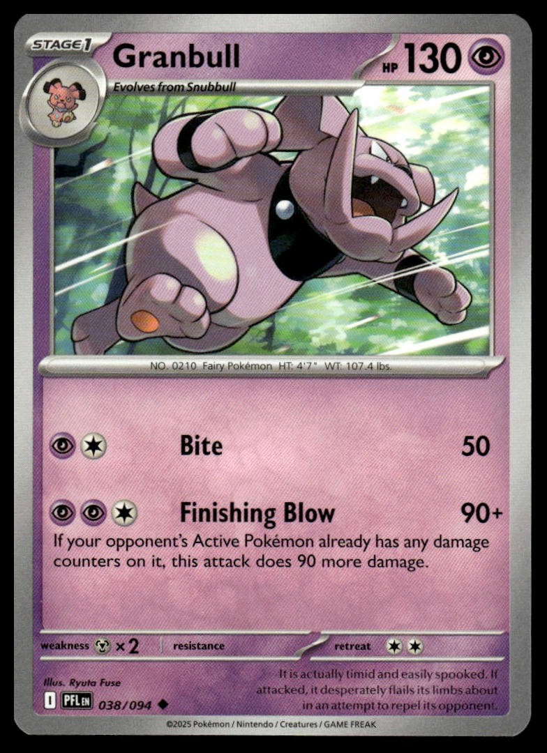 Pokemon Phantasmal Flames #038/094 Granbull