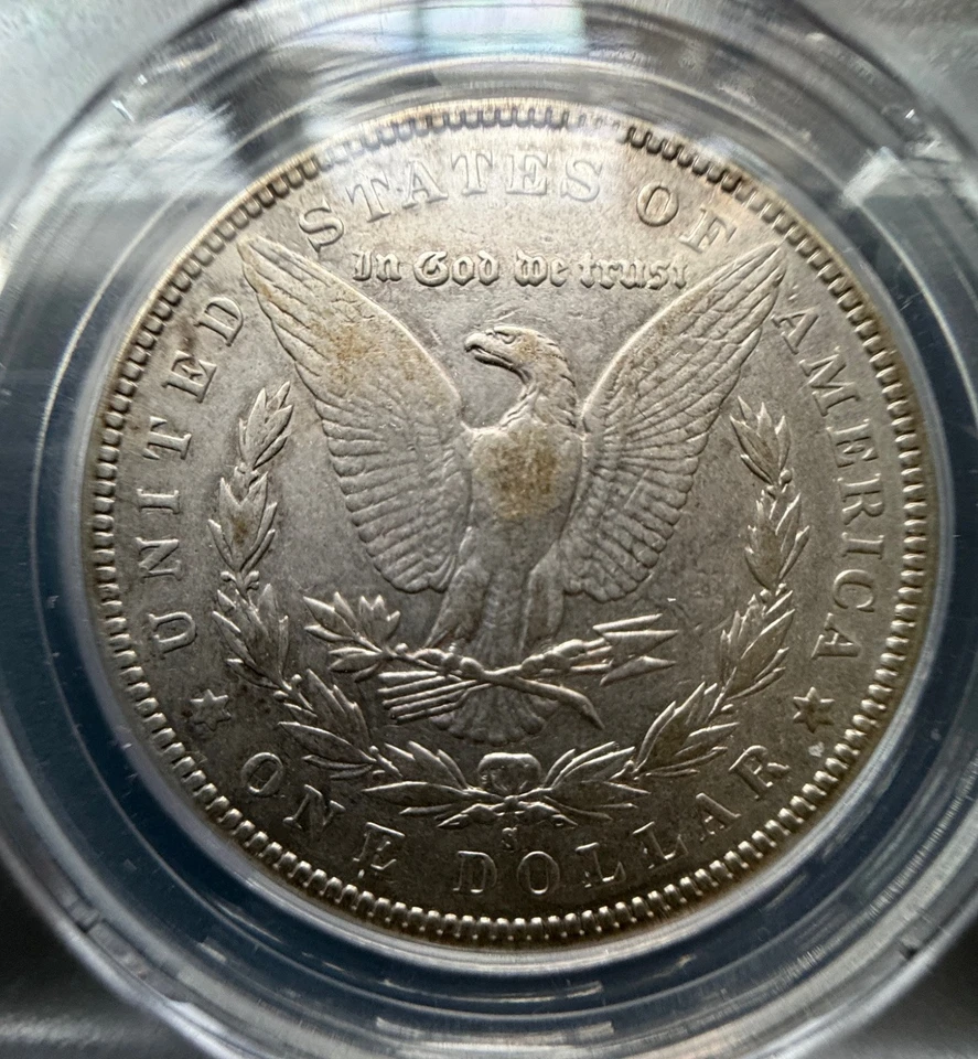 1892-S $1 Morgan Silver Dollar ANACS Vam-3 Polished VF-25 - Image 4 of 4