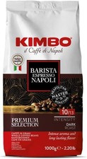 Kimbo Coffee, Espresso Napoli, Italian Whole Coffee Beans,Dark Roast,10/13,6x1kg 14.83 per kilo
