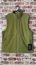 Lululemon Water-Repellent Grid Fleece Hiking Vest Men’s Size Large - Green