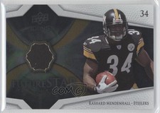 2008 Upper Deck Icons Future Stars Materials Silver Rashard Mendenhall 0c2