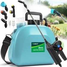 Battery Powered Sprayer 2 Gallon Upgrade Electric Garden Sprayer with 3