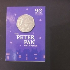The 50p Peter Pan Fifty Pence 2019  Coin BU