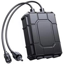 1800mAh Solar Fountain Pump Battery Backup, 7.4V-8.4V Power Pack for 6.5W/8W ...