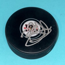 BRENT SEABROOK Signed Chicago BLACKHAWKS 100th Anniversary Puck Beckett (BAS)