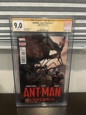 Ant-Man Larger Than Life 1  CGC 9.0 SS  Signed By Paul Rudd