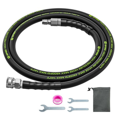 #ad Pressure Washer Whip Hose 10 FT with 3 8#x27;#x27; QC Hose Reel Connector for Power ... $38.40