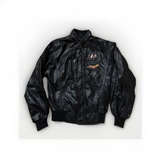 Vintage 1980s Technics turntables Auto Carrera Design Synthwave Jacket