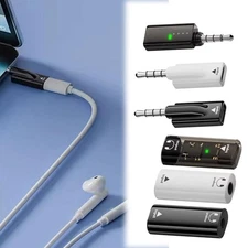 Type-C Female to 3.5mm Male Audio Adapter Converter for USB C Wired Headpho P9V2